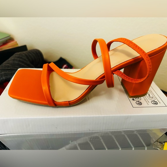 Orange Heels - Picture 1 of 2